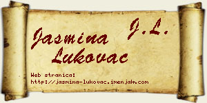 Jasmina Lukovac vizit kartica